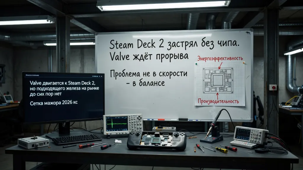 Steam Deck 2 застрял без чипа. Valve ждёт прорыва