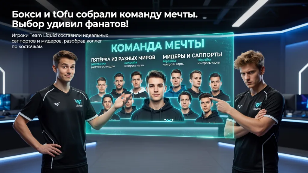 Boxi и tOfu собрали команду мечты. Выбор удивил фанатов!