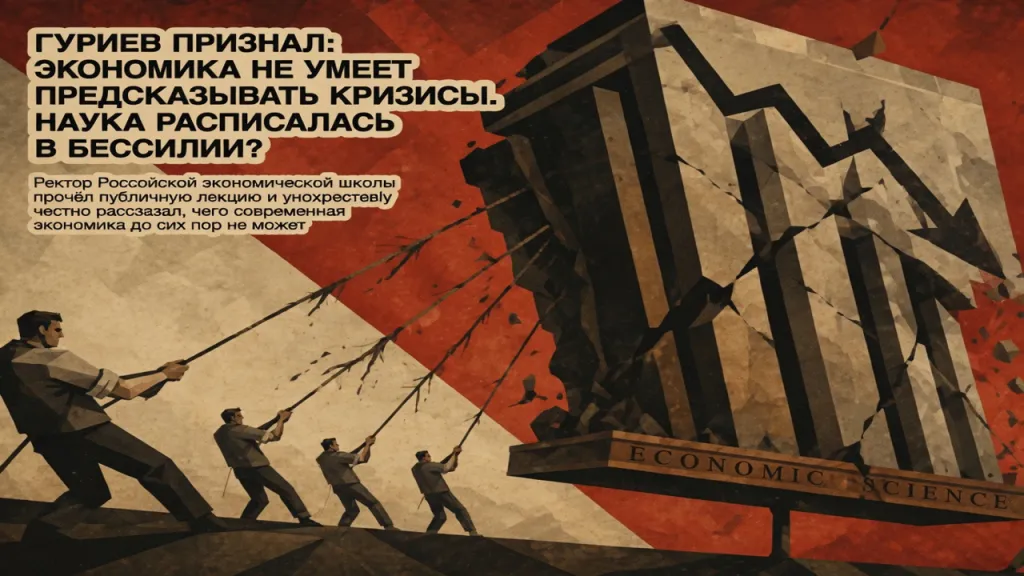Гуриев признал: экономика не умеет предсказывать кризисы. Наука расписалась в бессилии?